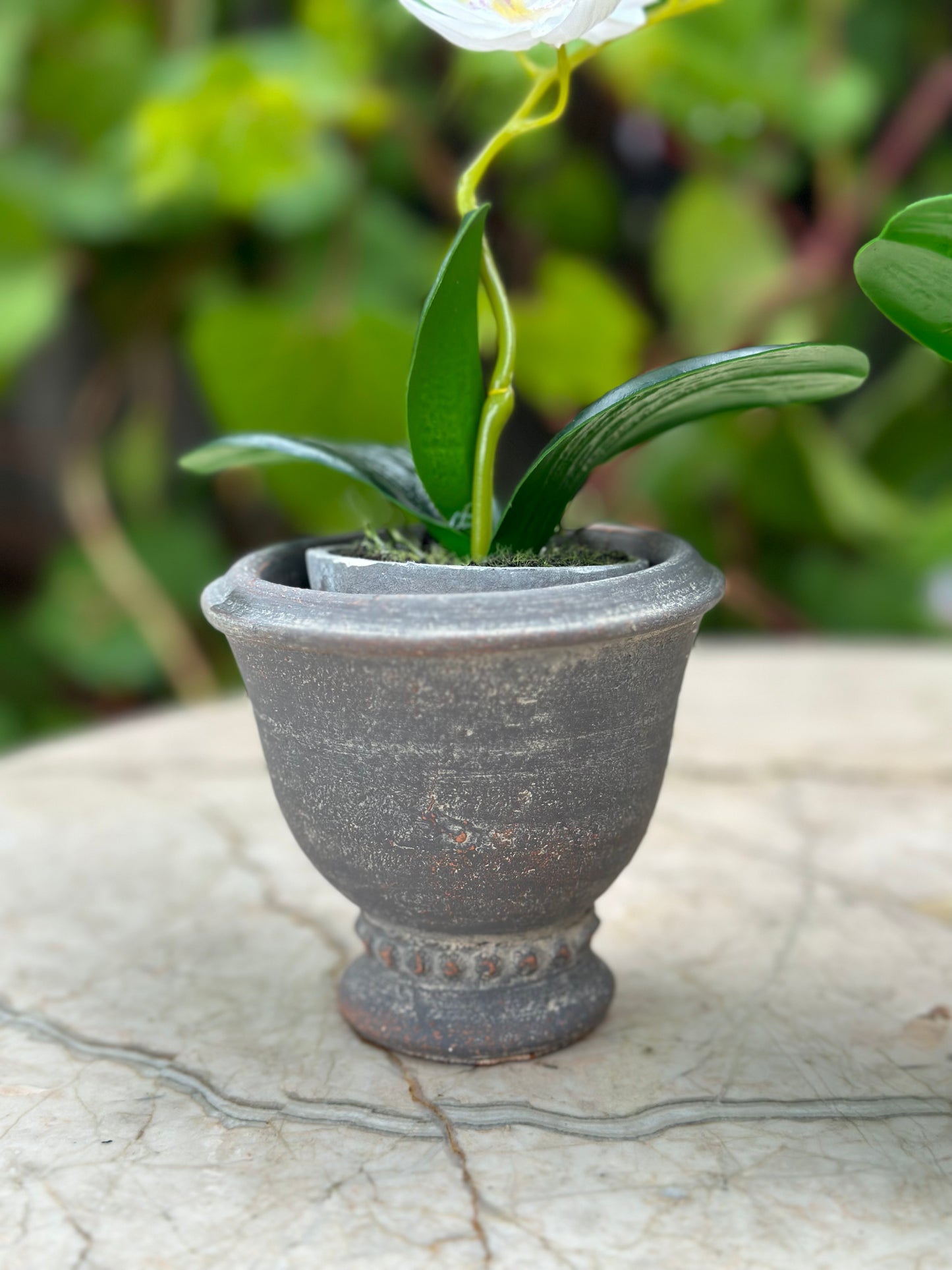 small grey pots