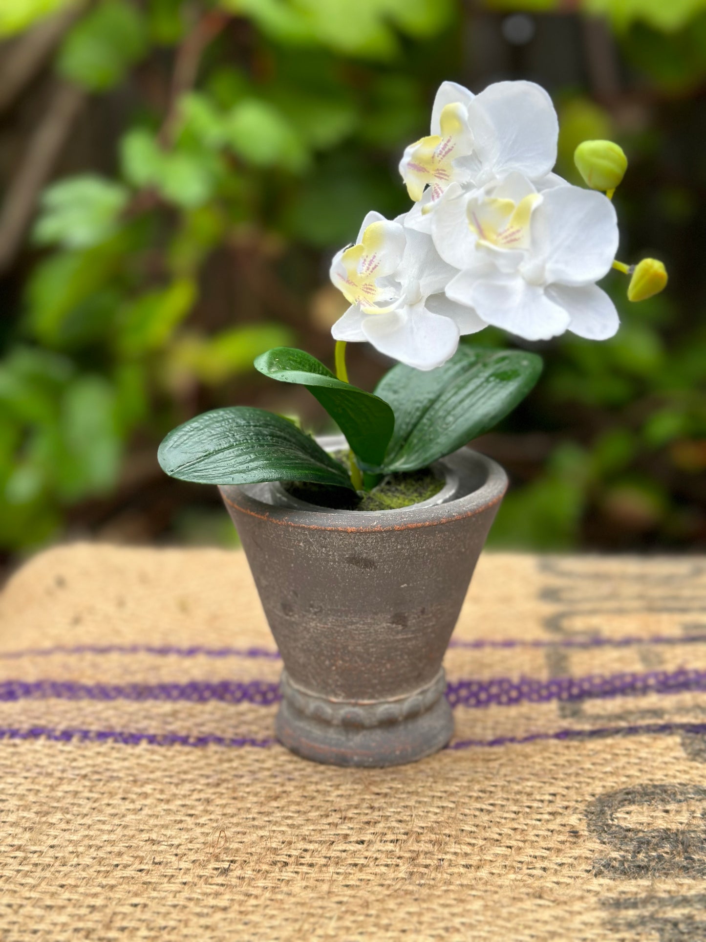 small grey pots