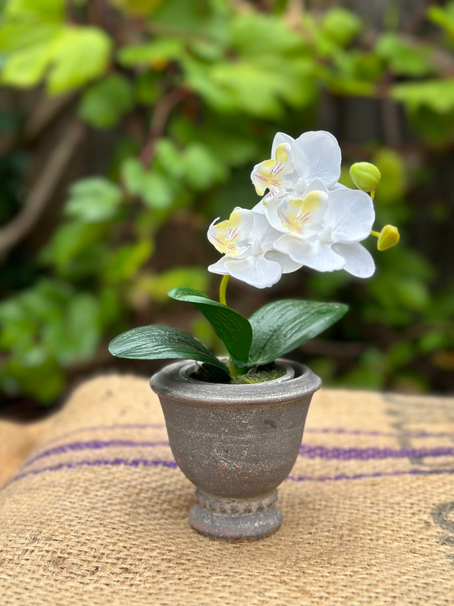 small grey pots