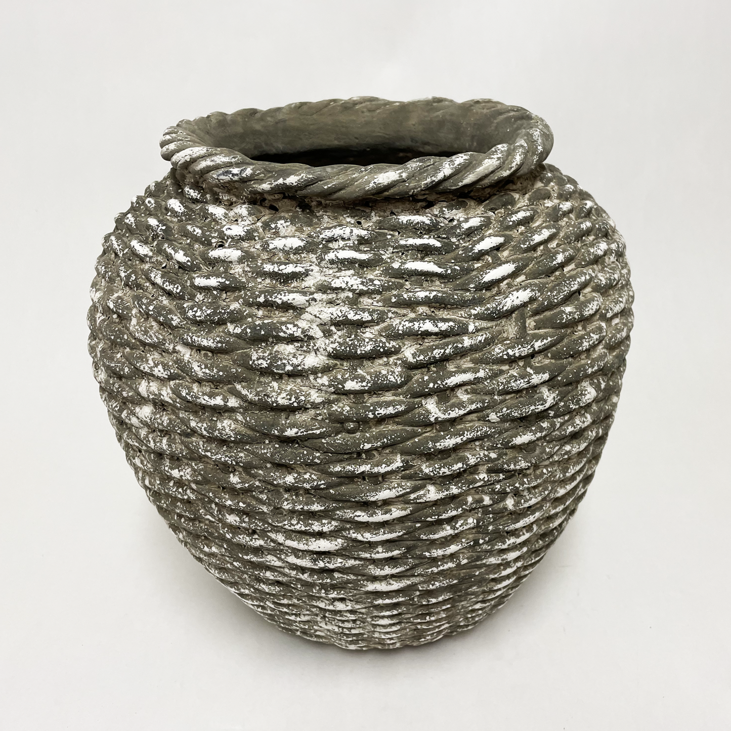 Planter - Aged Olive Jug Basket