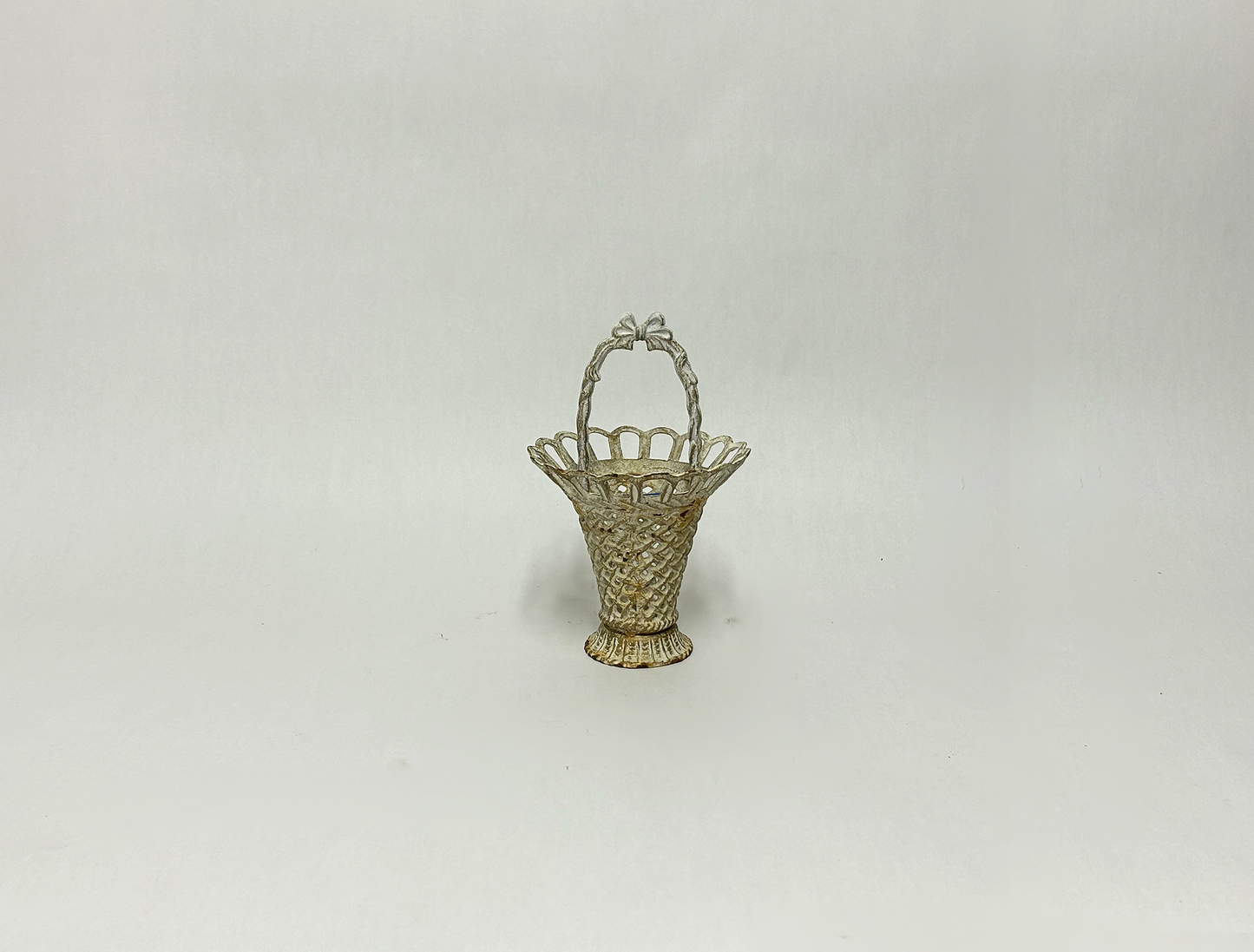tiny Metal Basket with Handle