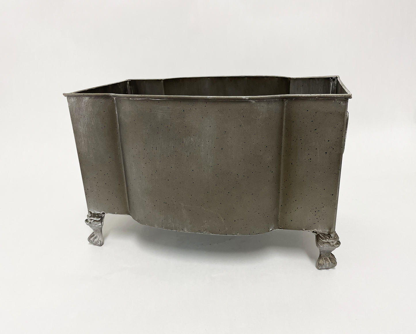 Metal - Rectangular Planter with Bowed Center and feet